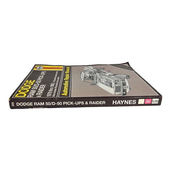 Haynes Dodge 50-D-50 Pick Up Truck & Raider Repair Manual 1979-1993 Arrow - Picture 3 of 8